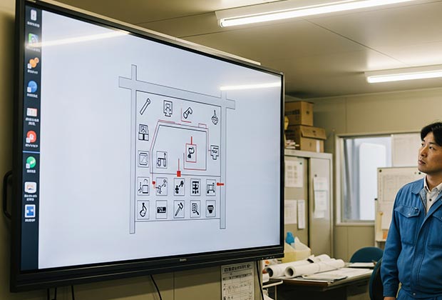 電子黒板モニまるの製品・機能画像