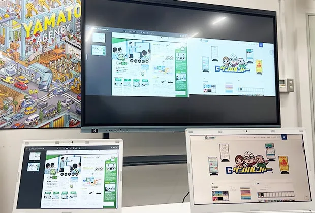 電子黒板モニまるの製品・機能画像