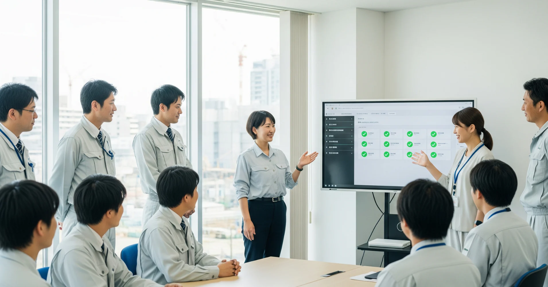 【モニまる導入ガイド】建設現場に最適な電子黒板のレンタル vs 購入比較