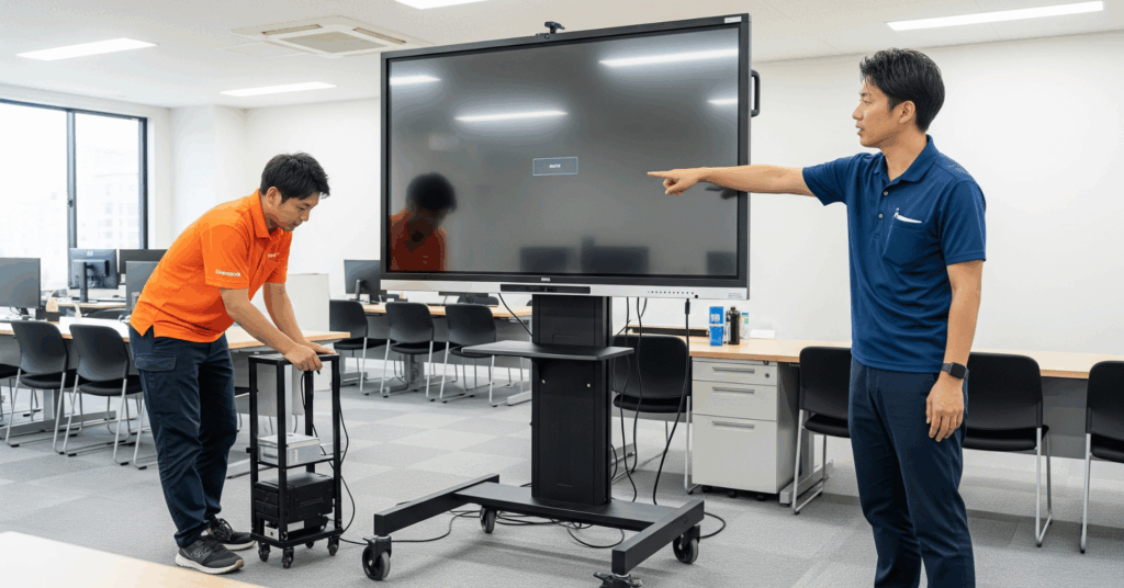 Installation-and-Setup-of-a-Large-Display - 電子黒板モニまる