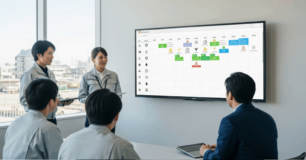 Status-Report-to-Executives - 電子黒板モニまる
