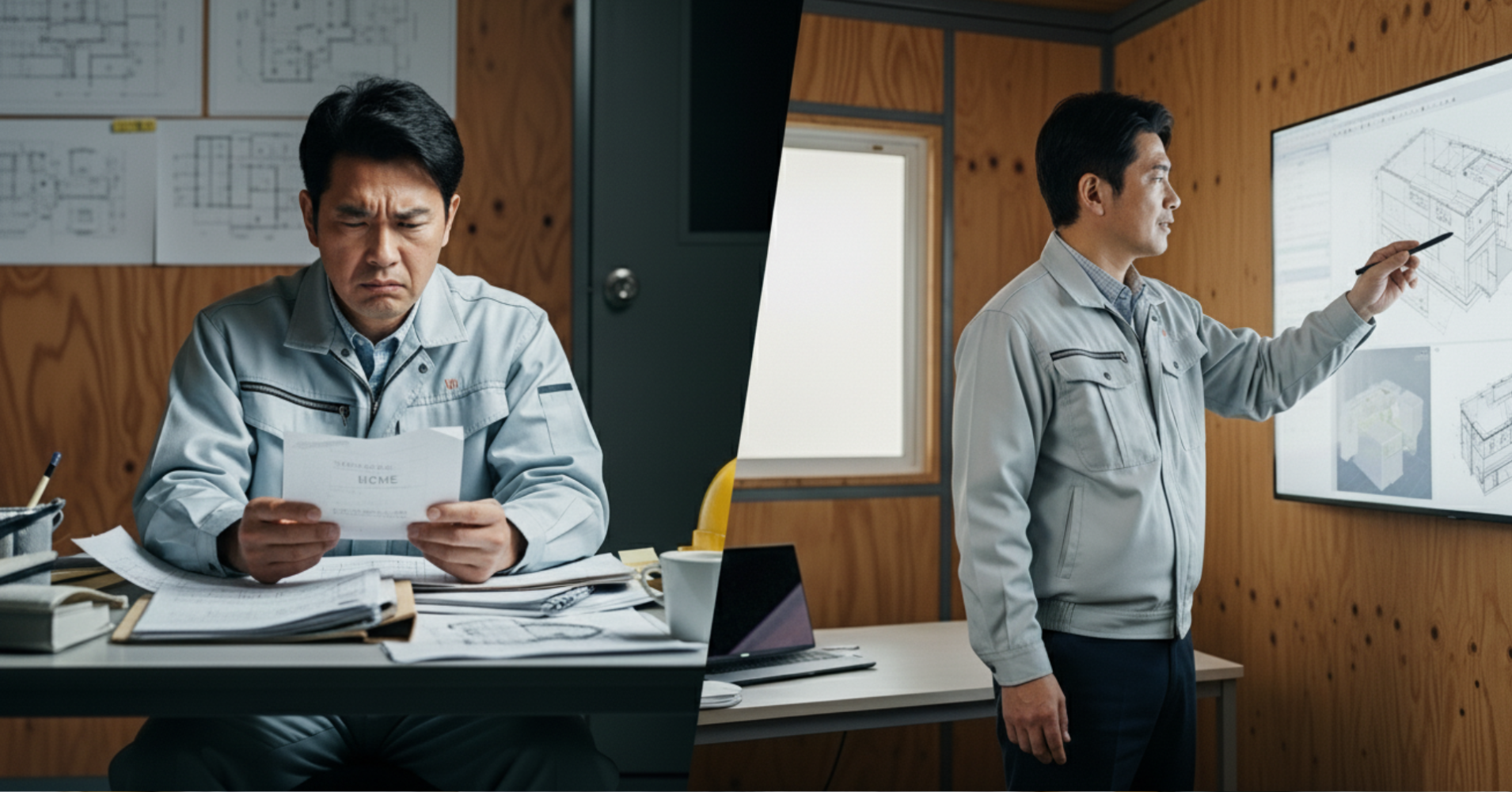 仕上げ材の“色番間違い”がゼロに！複雑な内装現場の指示系統をシンプルにした一台