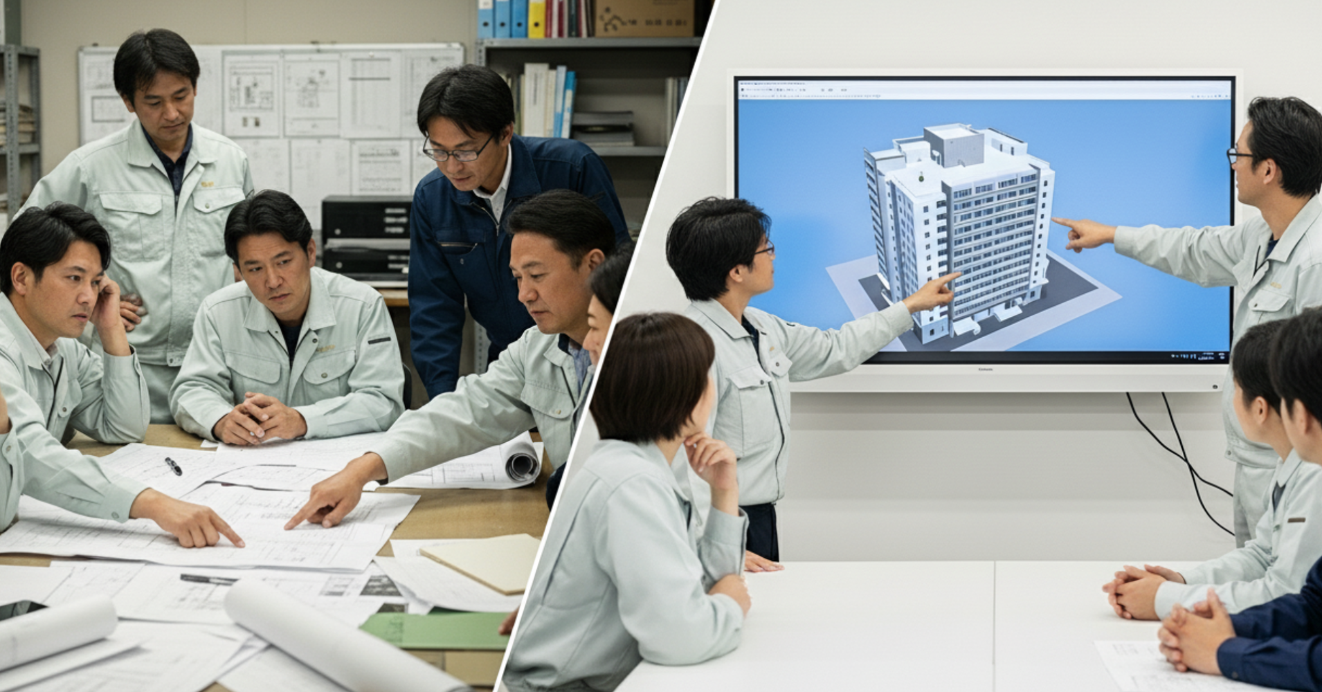 道路工事現場での情報共有効率化を実現