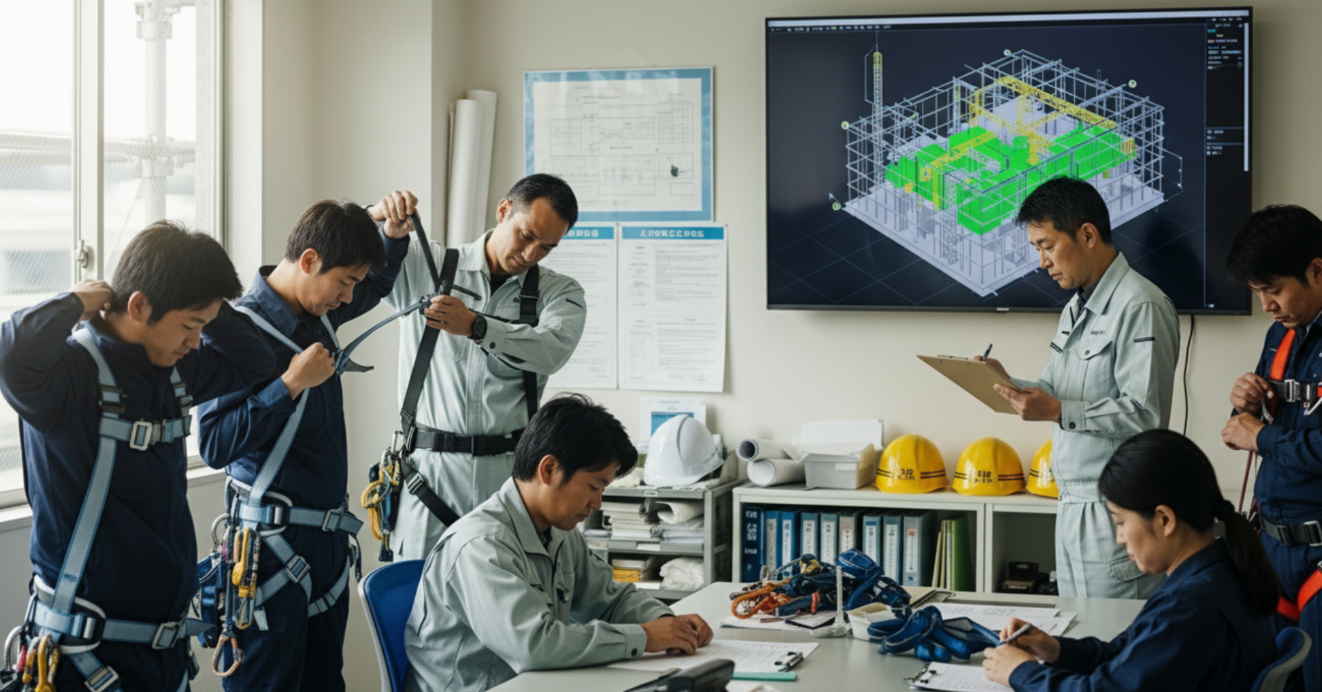 高所での手戻り作業80%削減！ベテラン鳶職長が導入を決めた地上でのデジタル作戦会議